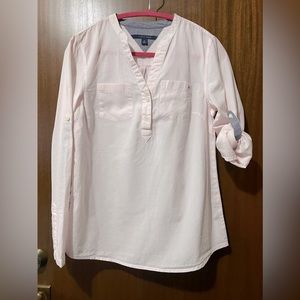 Tommy Hilfiger, Medium, light pink long sleeve shirt